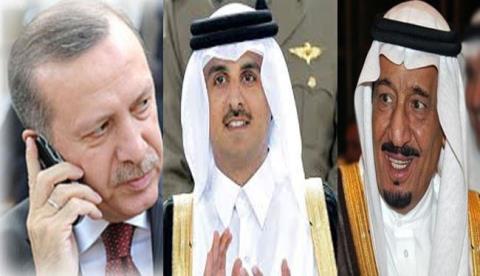 جزئیات گفت‌وگوی اردوغان،ملک‌سلمان و امیرقطر